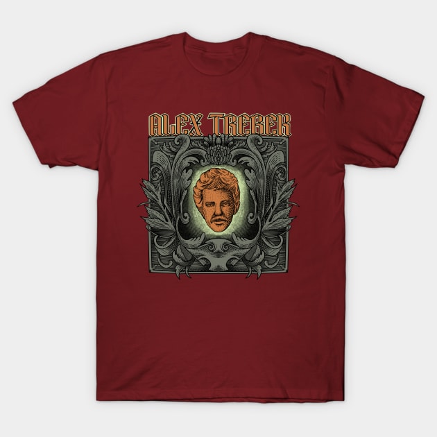 Alex Trebek - Retro Vintage Design T-Shirt by margueritesauvages